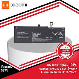 Оригинальный аккумулятор (батарея) для ноутбука Xiaomi RedmiBook 14 2022 (R14B06W) 15.44V 56Wh