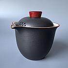 Дорожный набор гайвань + 3 пиалы, в оранжевом чехле, фото 4