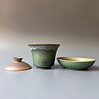 Гайвань с журавлями зеленая, 180 мл, фото 4