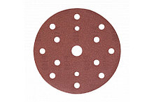 Круг шлифовальный на липучке по дереву/металлу  D150 мм G180 5шт - HT8D136