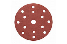 Круг шлифовальный на липучке по дереву/металлу  D150 мм G220 5шт - HT8D137
