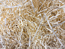 Гофрированная дизайнерская стружка Кремовая 50 г