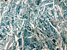 Гофрированная дизайнерская стружка Голубой перламутр 50 г