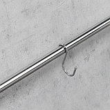Крючок на трубу d16 ретро, хром, фото 3