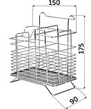 Корзина (полка) для столовых приборов на трубу d16, фото 2