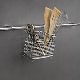 Корзина (полка) для столовых приборов на трубу d16, фото 3