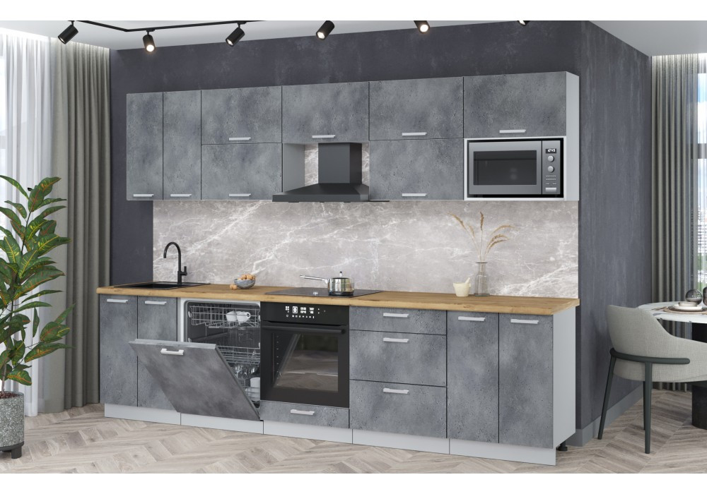 Кухонный гарнитур Мила Лайт 3,0-ПМ2