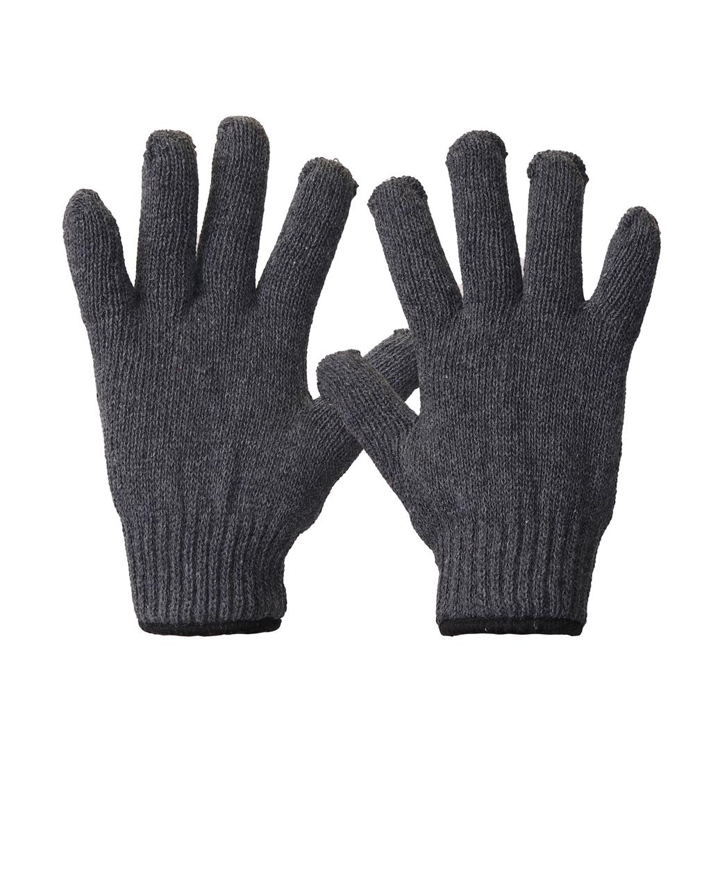 Перчатки ПШ двойные арт.102 р.9 шерсть 30% акрил 70% 7 класс ручной оверлок