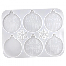 Форма силиконовая Ёлочные шары, 6 ячеек