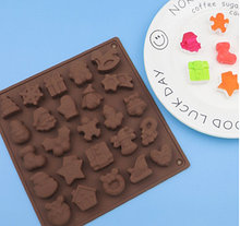 Форма силиконовая "новый год 23"  25 ячеек