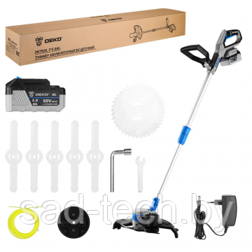 Триммер аккумуляторный DEKO DKTR20 063-4408-1, фото 2