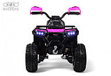 Детский электроквадроцикл RiverToys E009EE (розовый) Полноприводный, фото 2