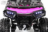 Детский электроквадроцикл RiverToys E009EE (розовый) Полноприводный, фото 3