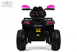Детский электроквадроцикл RiverToys E009EE (розовый) Полноприводный, фото 5