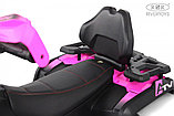 Детский электроквадроцикл RiverToys E009EE (розовый) Полноприводный, фото 6