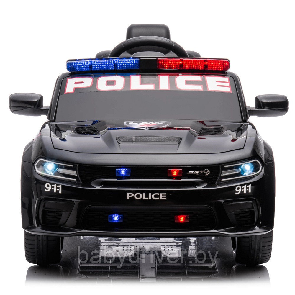 Детский электромобиль Baby Driver Dodge S222 (черный) Полиция Лицензия
