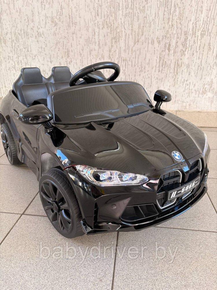 Детский электромобиль Baby Driver BMW M4 E002BB (черный автокраска)