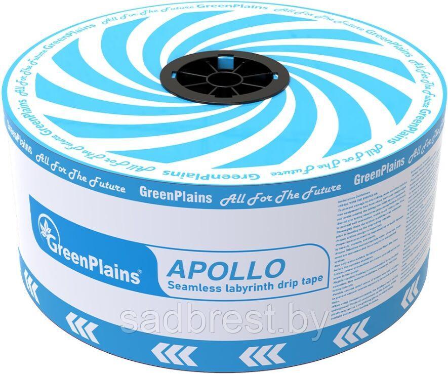КПЛ-35 Капельная лента щелевая Apollo GP (Китай) шаг 10см, стенка 0,20мм (8 mil), 1000м в бухте