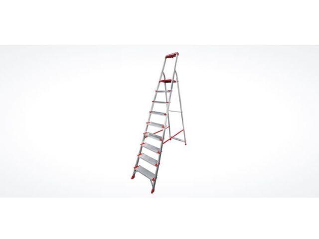 Лестница-стремянка алюм. проф. 195 см 9 ступ. 10,4кг NV3118 Новая Высота
