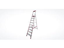 Лестница-стремянка алюм. проф. 195 см 9 ступ. 10,4кг NV3118 Новая Высота