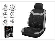 Чехол на сиденье автомобиля универсальный, полиэстер, черно-серый, ARIZONE