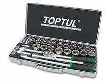 Набор головок 1/2" 8-32мм 43предм. 6гр. метал.кейс (GCAD4303)