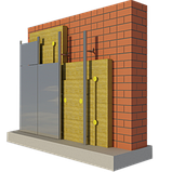 БЕЛТЕП ФАСАД 1200*600*100мм (0,144м3/уп.) фасадный утеплитель, фото 5