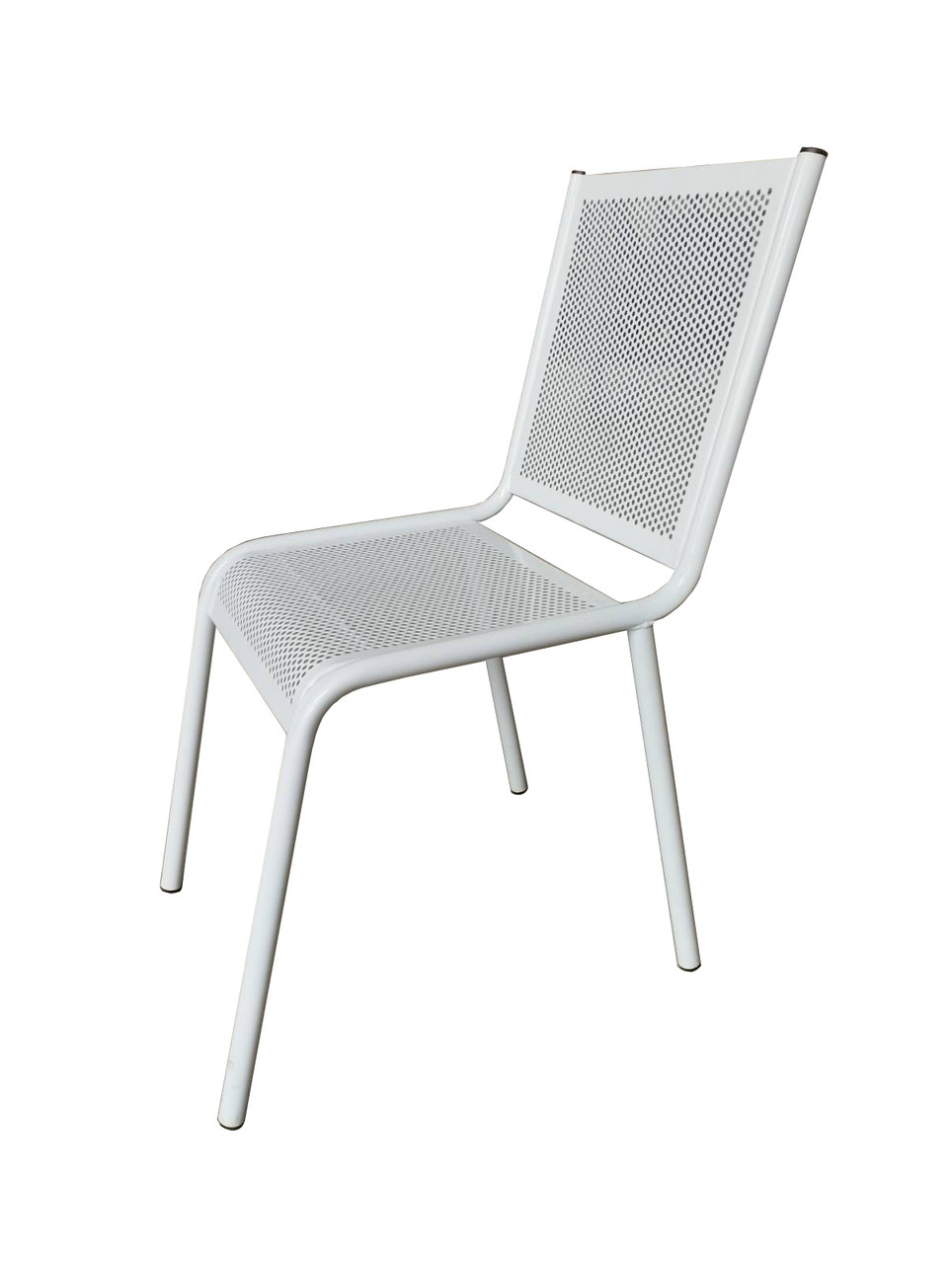 Стул металлический антивандальный с увеличенной спинкой