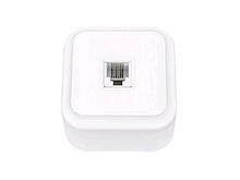 Розетка 1-ая телефонная (открытая) белая, Пралеска, BYLECTRICA