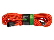 Удлинитель-шнур 20м (1 роз., 2,2кВт, б/з, ПВС 2х1) Юпитер