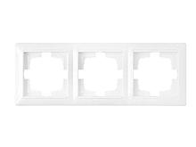 Рамка 3-местная белая, Стиль, Bylectrica