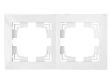 Рамка 2-местная белая, Уют, Bylectrica