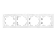 Рамка 4-местная белая, Уют, Bylectrica