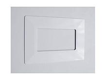 Рамка 2-местная декоративная белая BYLECTRICA