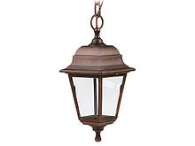 Светильник садово-парковый подвесной "Адель" (черный под медь) Юпитер