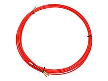 Протяжка кабельная (мини УЗК в бухте), стеклопруток, d=3,5 мм 10 м красная