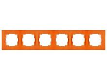 Рамка 6-ая горизонтальная оранжевая, RITA, MUTLUSAN