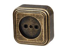 Розетка 1-ая (открытая, б/з) бронз., Стандарт, Юпитер