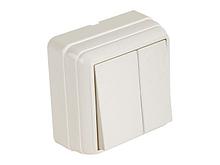 Выключатель 2-клав. (открытый) кремовый, BRON, MUTLUSAN