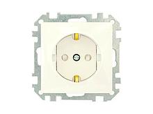 Розетка 1-ая (скрытая, с/з, з/ш) бежевая, Стиль, BYLECTRICA