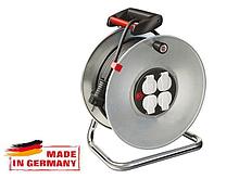 Удлинитель на катушке 50м (4 роз., 3.3кВт, метал. катушка, с/з) Brennenstuhl Garant