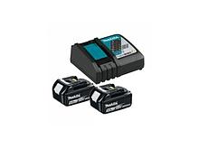 Комплект аккумулятор LXT 18.0 В BL1850B 2 шт. + зарядное устройство DC18RC в кор.