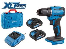 Аккум. дрель-шуруповерт BULL SR 1804 в чем. XLTpro БЕСЩЕТ., Импульс., 18 В, 45 Н*м, 2х2 А*ч, з/у 2 А