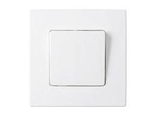 Выключатель 1 клав. проходной (скрытый, 10А) белый, Мастер, BYLECTRICA