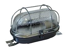 Светильник овал/черный/решетка, 60Вт, IP53 (НБП 01-60-011) Юпитер