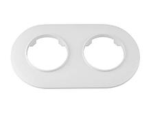 Рамка 2-местная белая, Прованс, Bylectrica