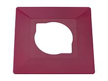 Рамка 1-местная декоративная бордовая BYLECTRICA