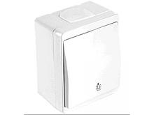 Выключатель кнопочный (открытый) белый, NEMLIYER, MUTLUSAN