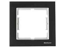 Рамка 1-ая алюминий дымчатый ELITRA, MUTLUSAN