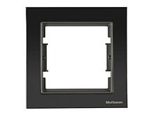 Рамка 1-ая хром дымчатый ELITRA, MUTLUSAN